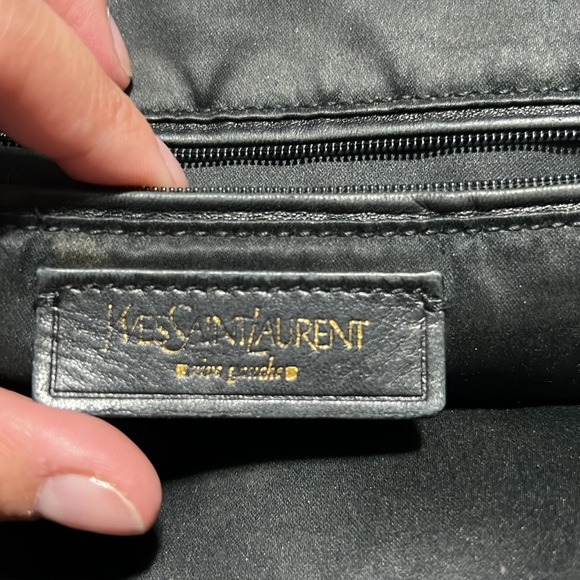 YSL Muse black croc embossed with gold details - Picture 5 of 10